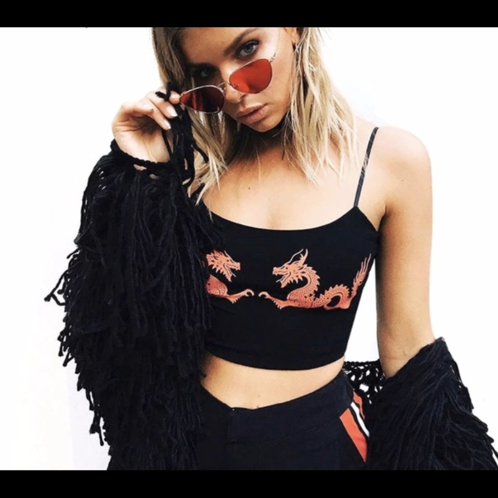 LF Dragon Tank Crop Top